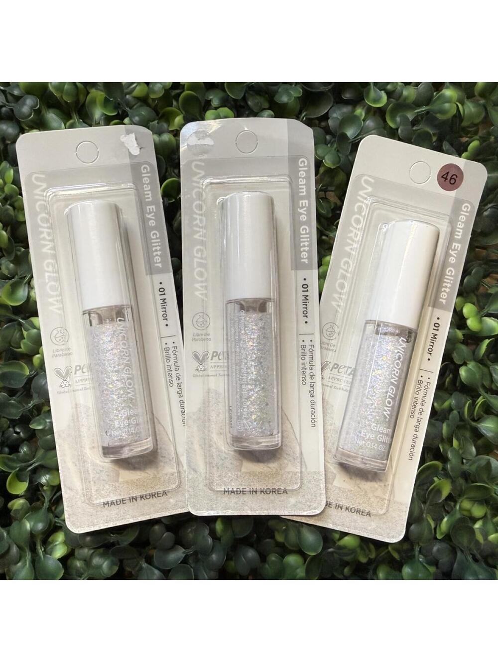✨ BUNDLE OF 3 BRAND NEW Unicorn Glow Gleam Eye Glitters ✨
